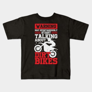 Funny Motocross Dirt Bike Rider Gift Kids T-Shirt